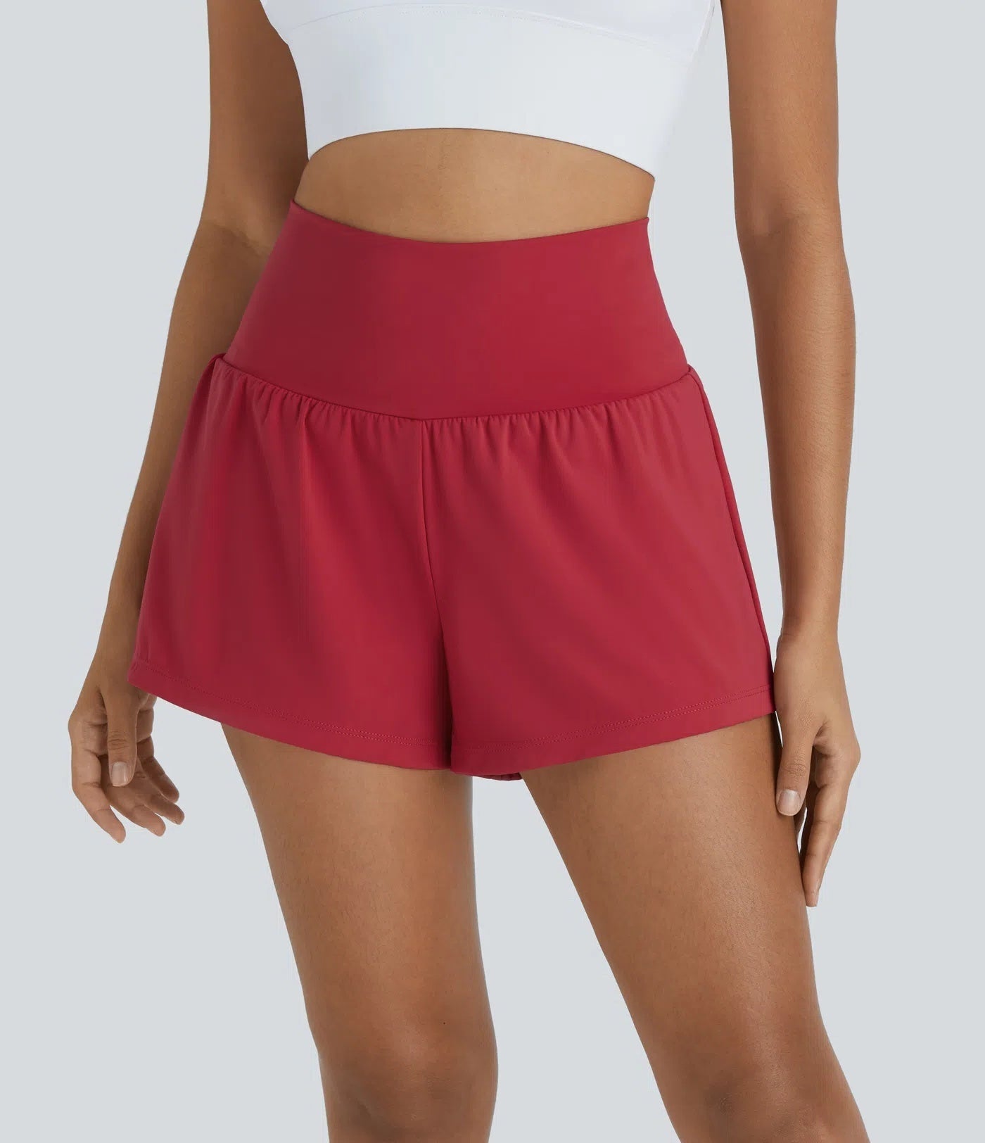 SoftlyZero™ Airy Super High Waisted Cool Touch Yoga Shorts with Pockets
